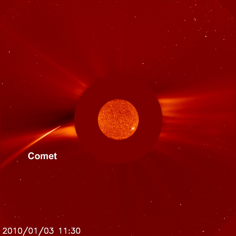 Novogodnyaya okolosolnechnaya kometa