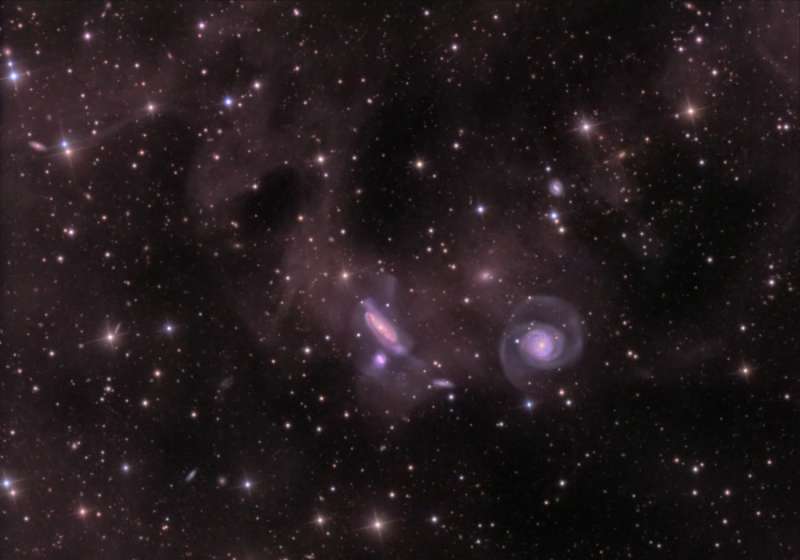 Dust and the NGC 7771 Group