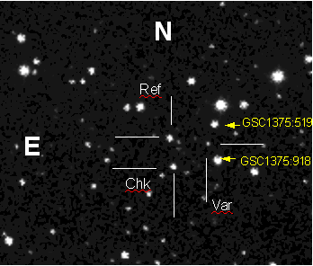 A New Eclipsing Variable Near U Geminorum