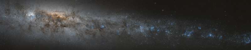 Panorama of the Whale Galaxy