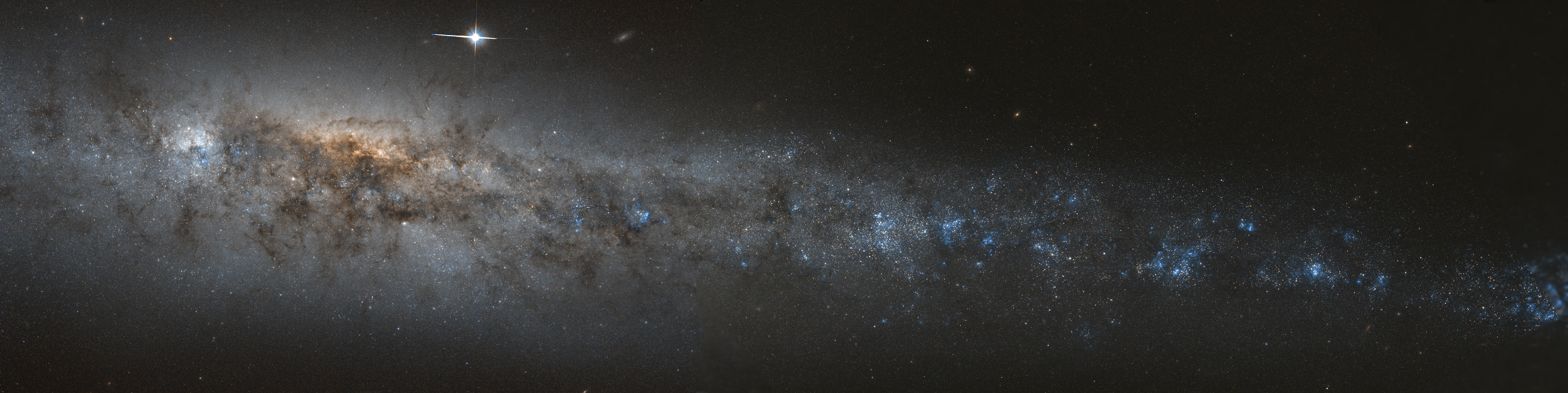 Panorama of the Whale Galaxy