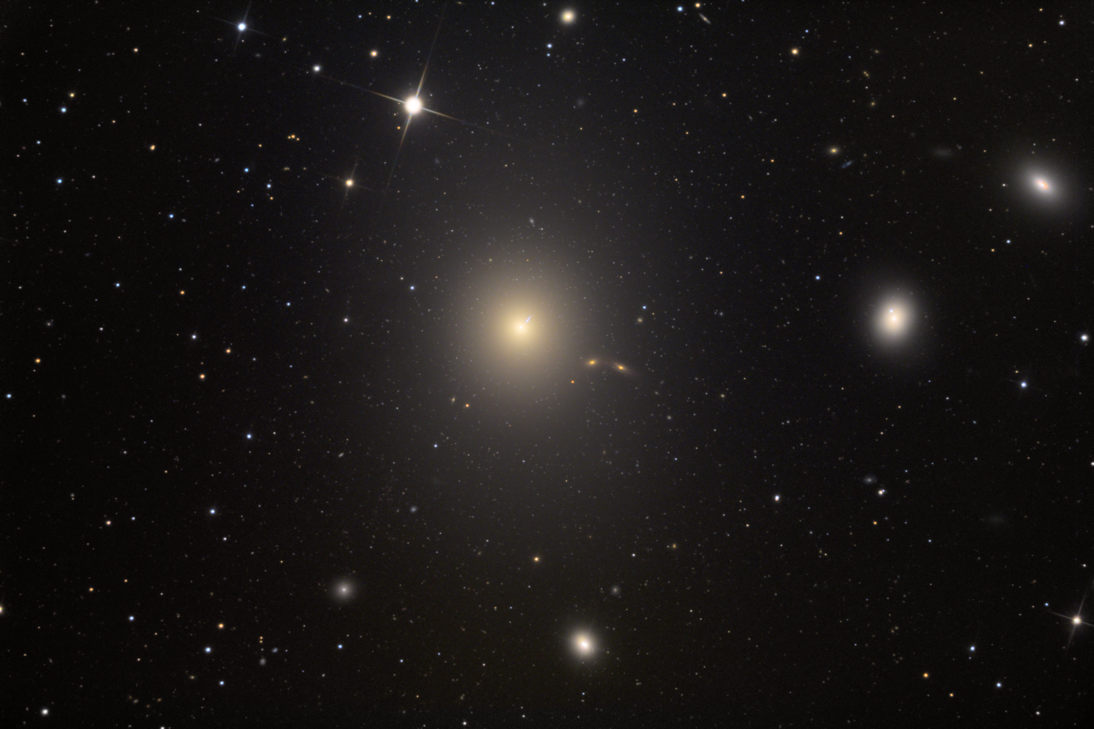 M87: Elliptical Galaxy with Jet