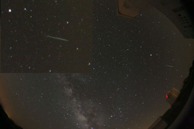 Krivoi sled ot meteora nad Tenerife