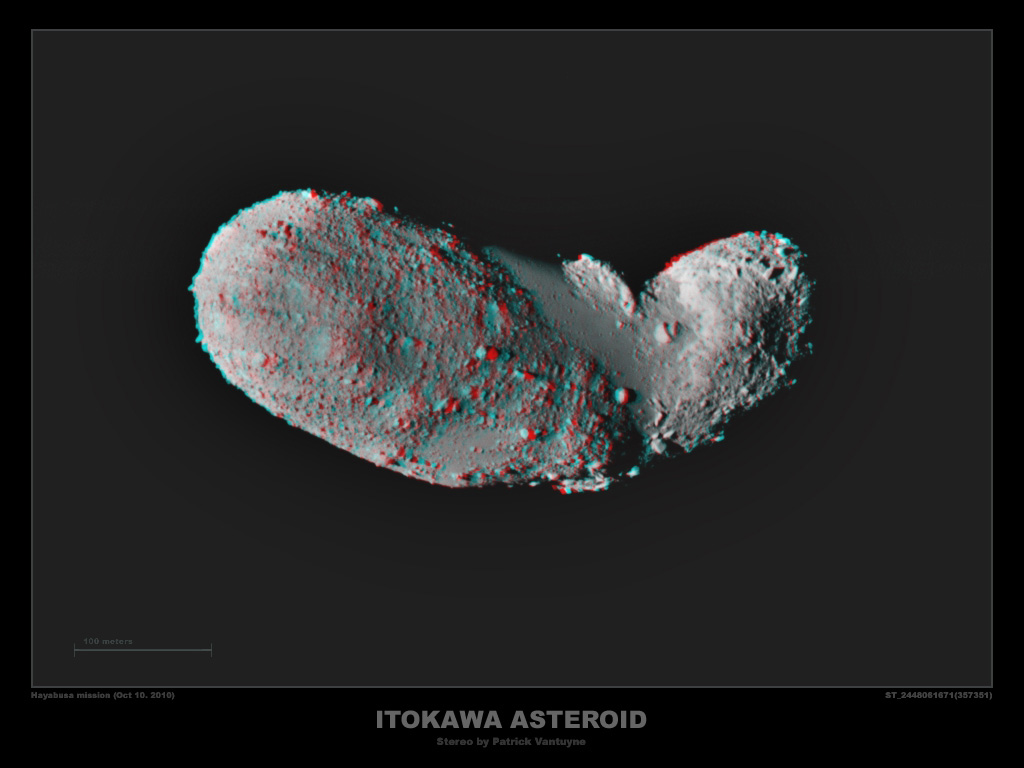 Asteroid Itokava v treh izmereniyah
