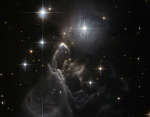 IRAS 05437+2502: вид загадочного околозвездного облака в телескоп им. Хаббла