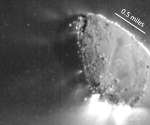 Выбросы газа и снега из кометы Хартли 2