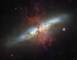 M82: галактика с суперветром.