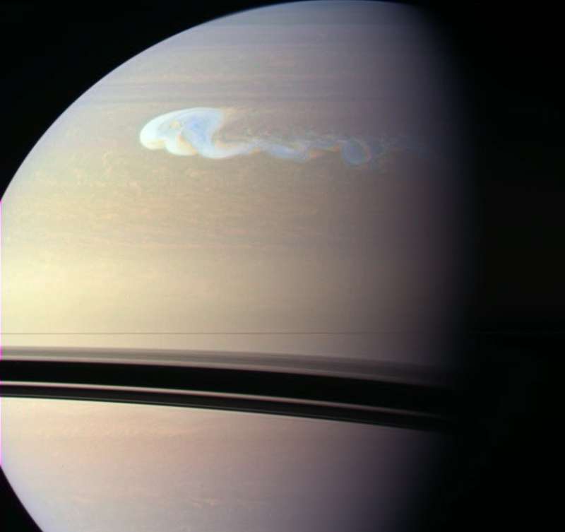 Uragan na Saturne