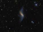 NGC 660: галактика с полярным кольцом