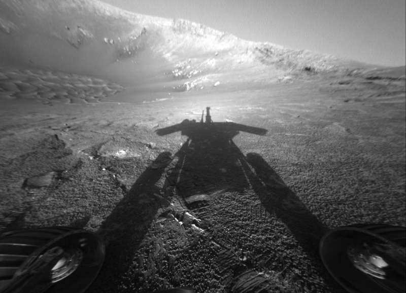 Тень марсианского робота