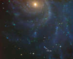 Молодая сверхновая в близкой галактике "Вертушка"