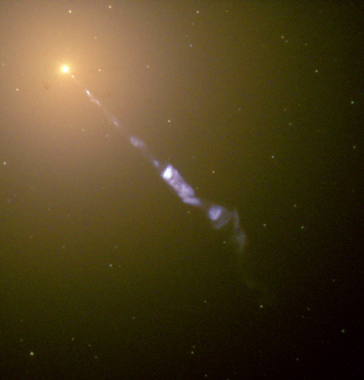 Vybros iz galaktiki M87