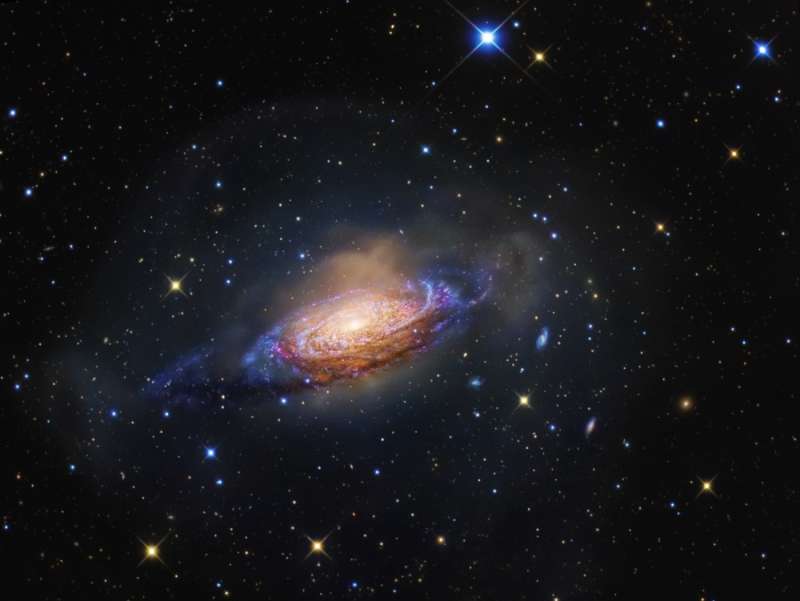 NGC 3521: Galaxy in a Bubble