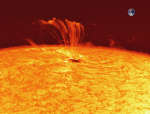 Интенсивная группа солнечных пятен AR 1302 порождает вспышку