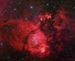 Цвет туманности IC 1795