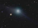 Противоположные хвосты кометы Гаррадда
