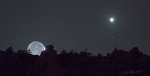 Пепельный свет и Венера над Сьерра де Гуадаррама