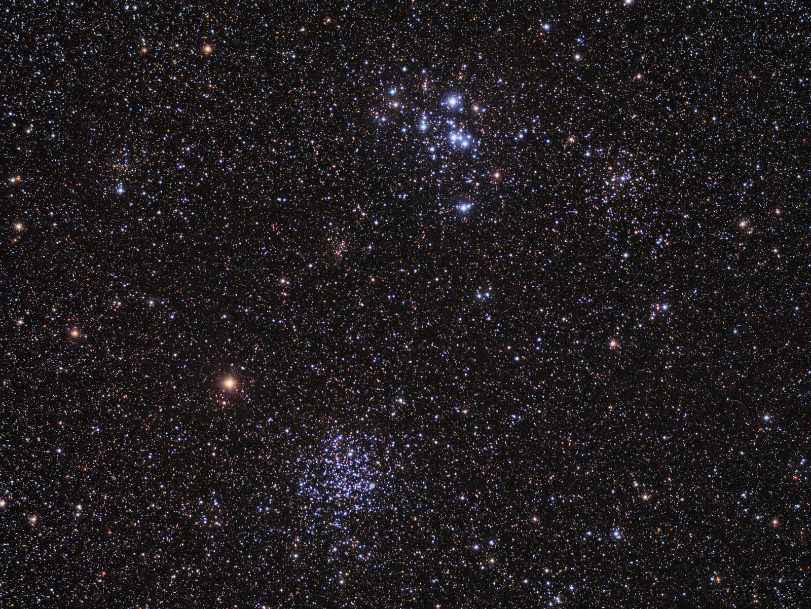 M46 and M47: Star Clusters Young and Old