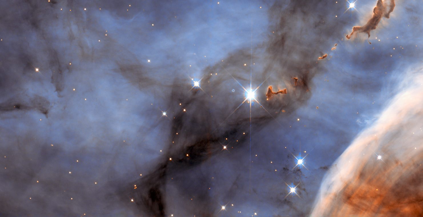 Мистическая гора в туманности киля (NGC 3372)