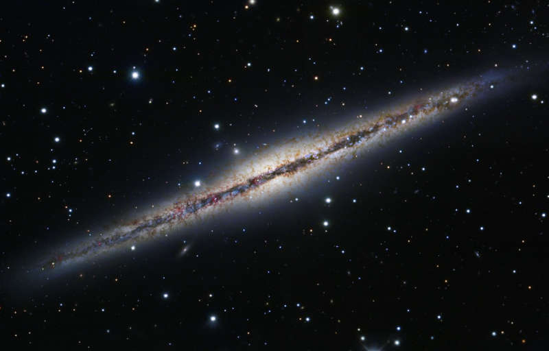 At the Edge of NGC 891