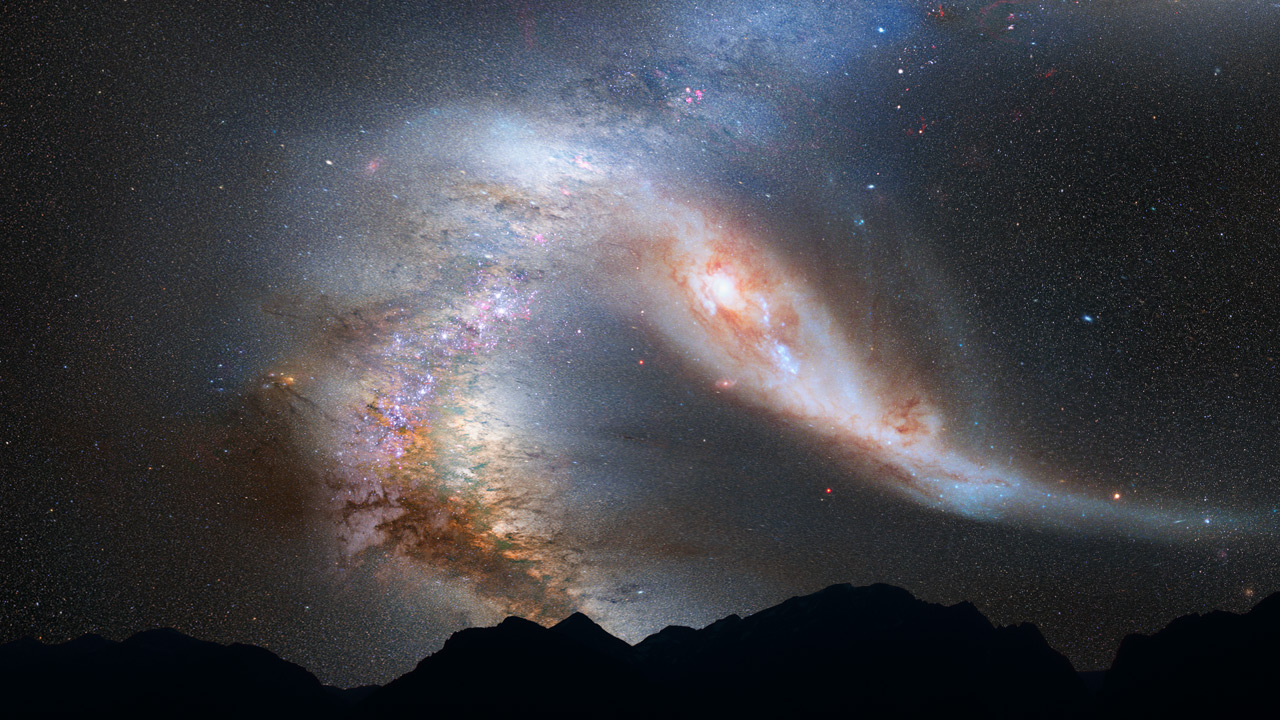 Gibel' Mlechnogo Puti: nadvigayusheesya stolknovenie s galaktikoi Andromedy