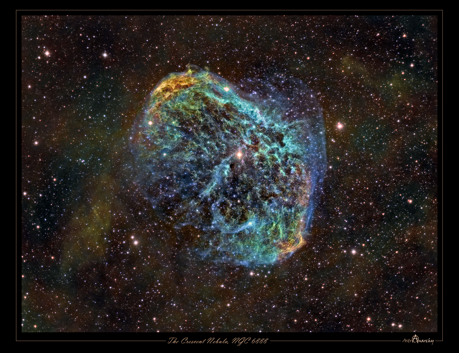 NGC 6888: tumannost' Polumesyac