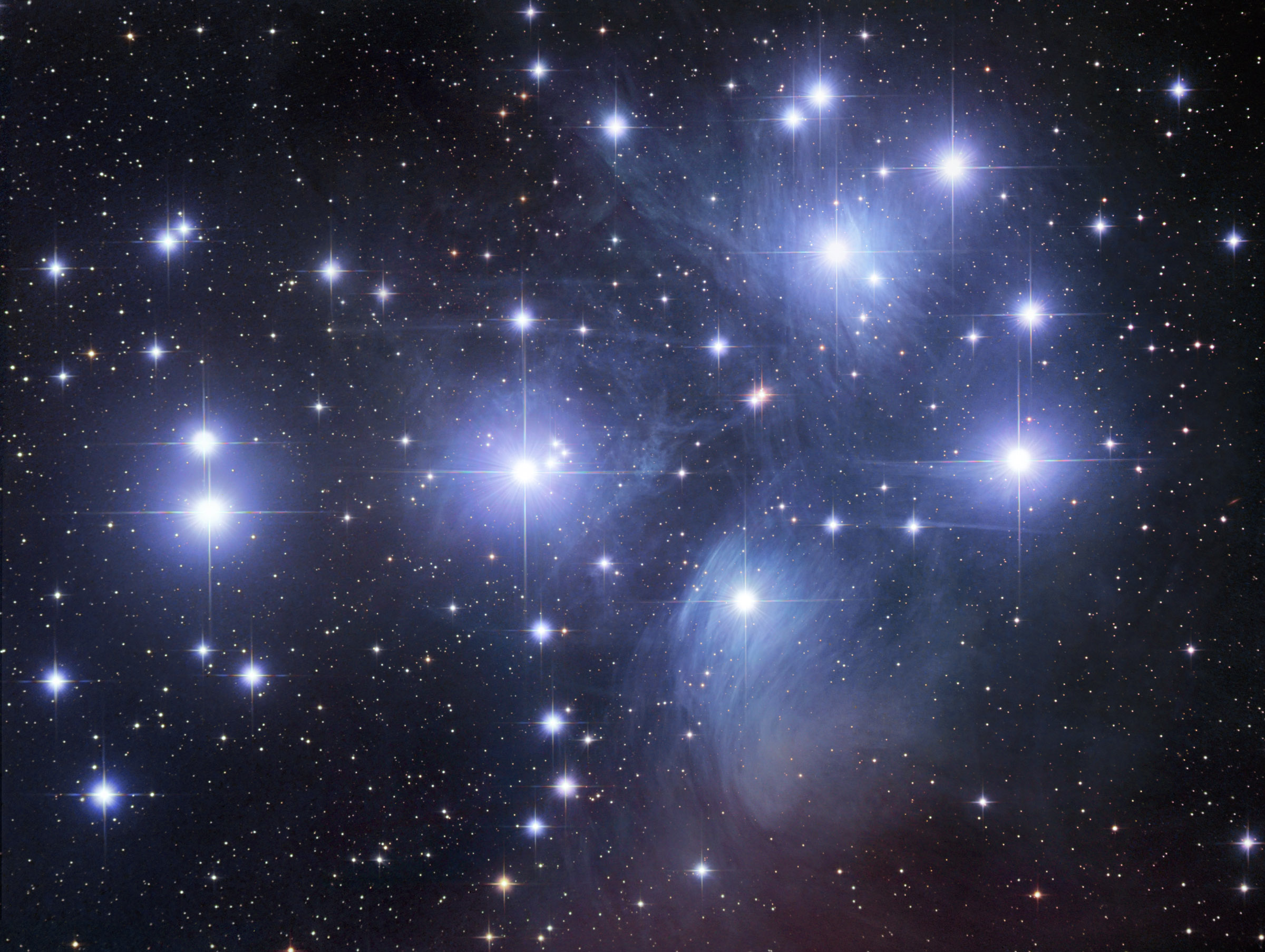 M45: The Pleiades Star Cluster