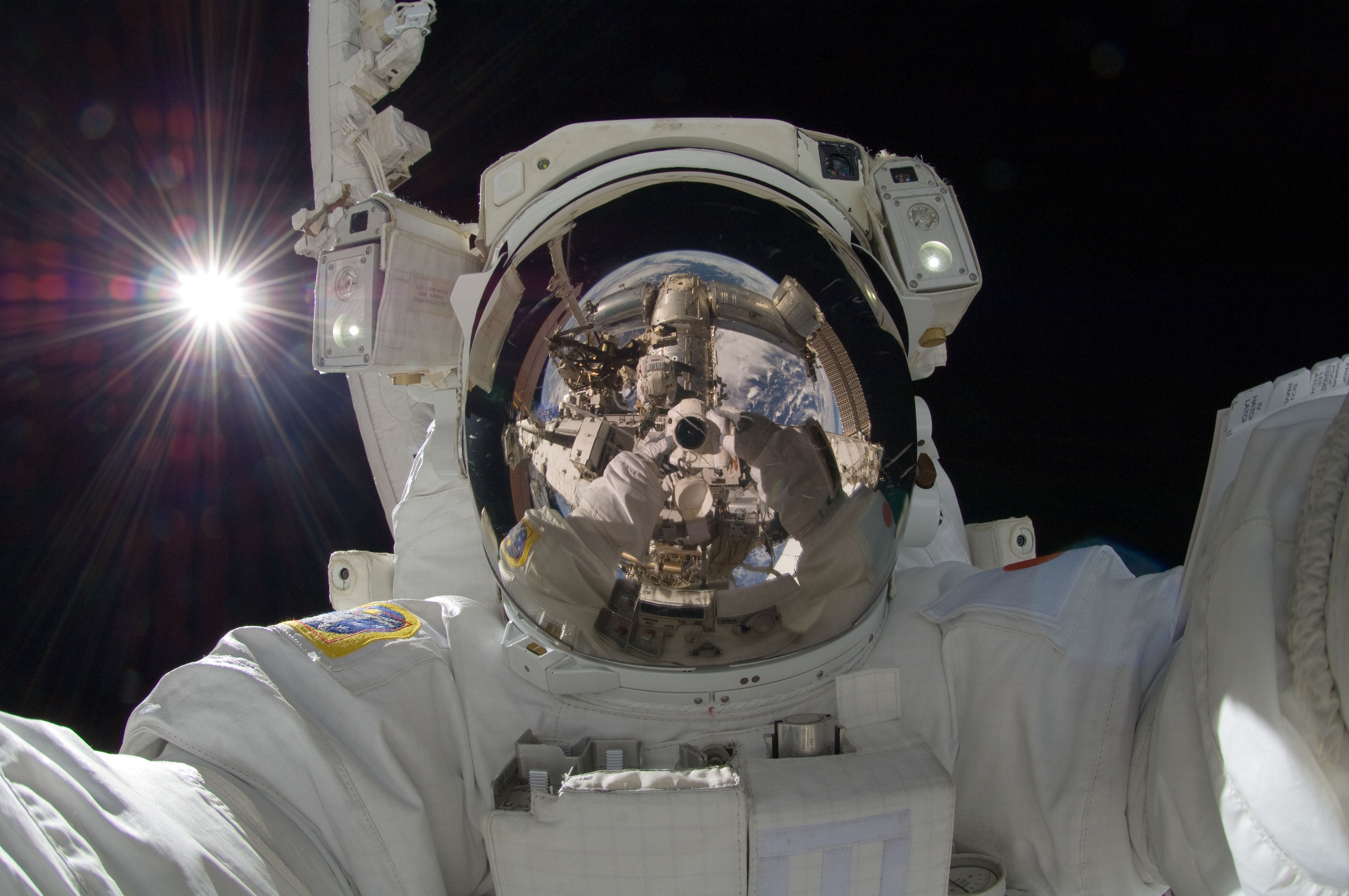 Orbiting Astronaut Self Portrait