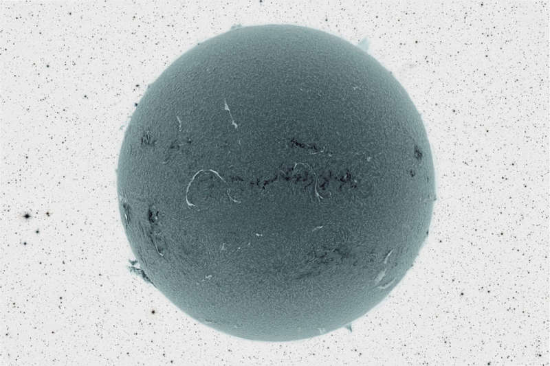 Black Sun and Inverted Starfield
