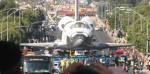 Космический шатл на улицах Лос-Анджелеса