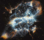 NGC 5189: planetarnaya tumannost' s neobychno slozhnoi strukturoi