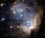 NGC 602 и за ним