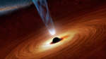Вращающаяся сверхмассивная черная дыра