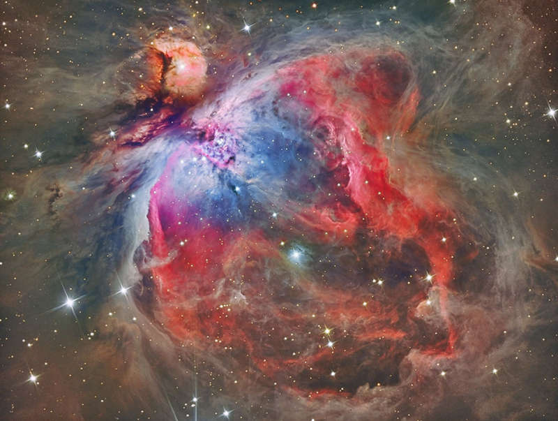 M42: vnutri tumannosti Oriona