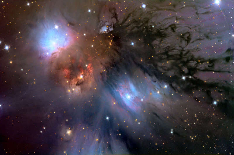 NGC 2170: natyurmort iz kosmicheskoi pyli