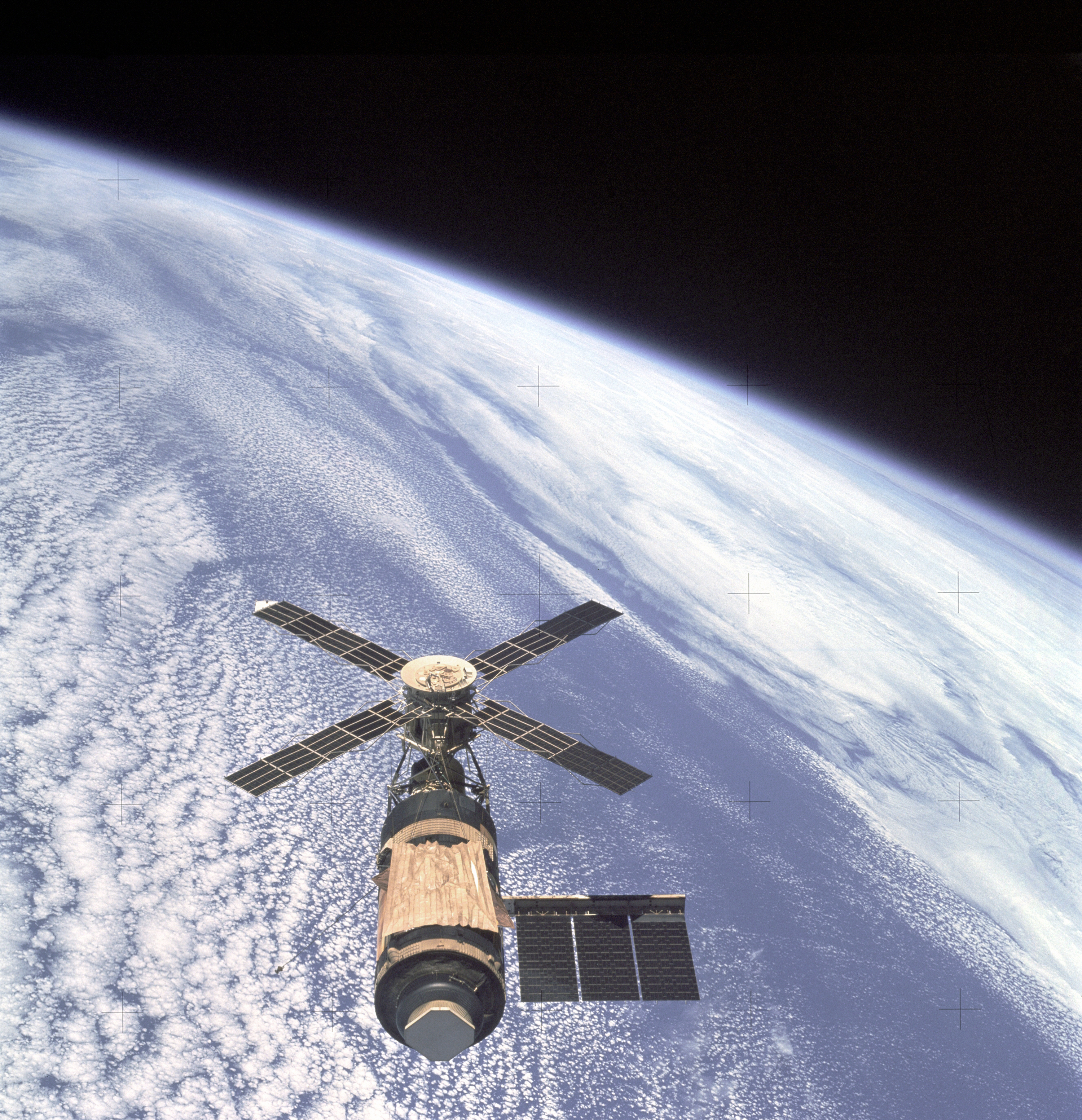 Skylab Over Earth