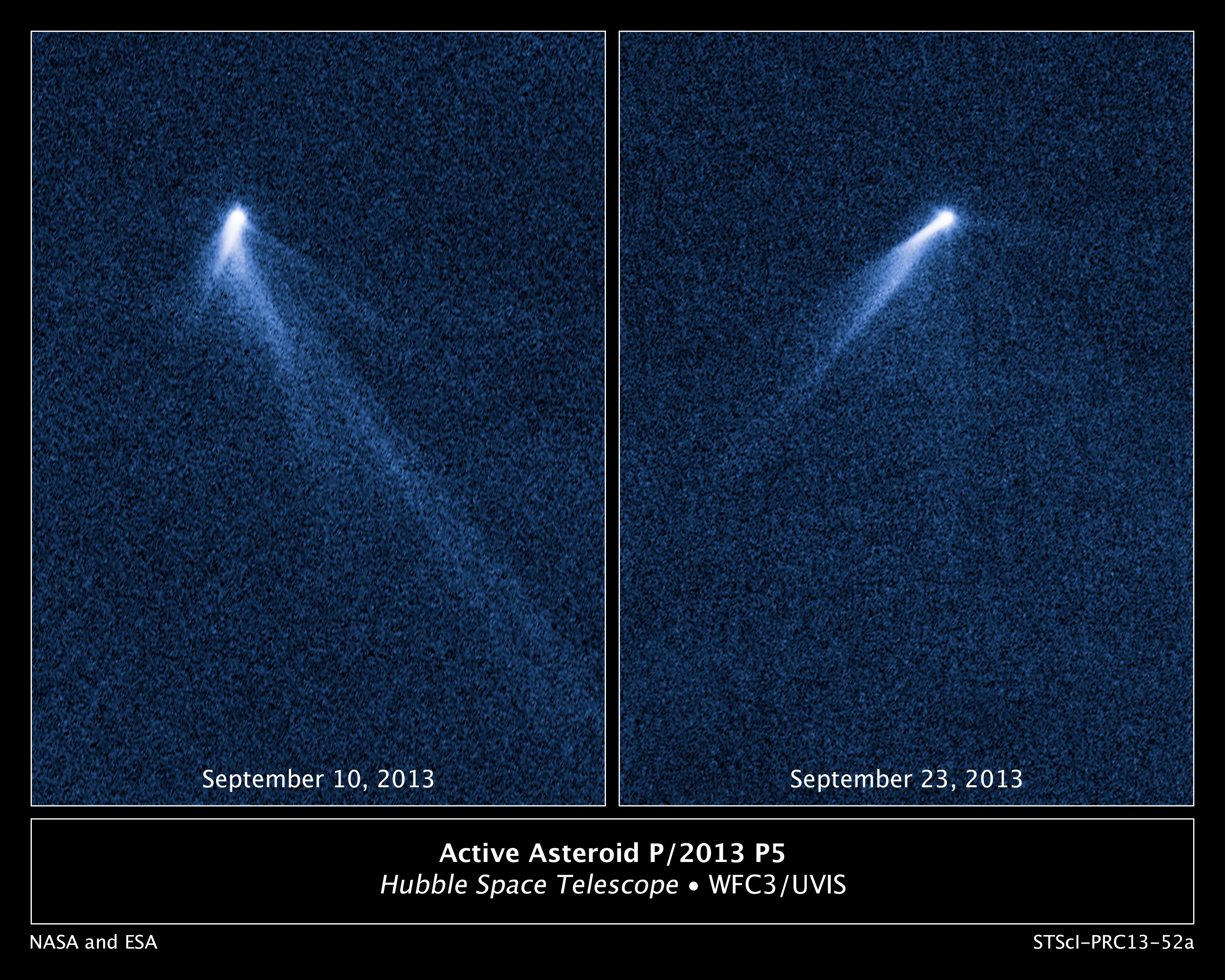 Neozhidannye hvosty asteroida P5