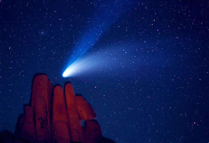 Comet Hale Bopp Over Indian Cove