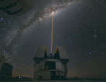 Лазер бьет в центр Галактики