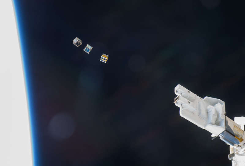 Three CubeSats Released