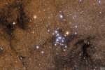 M7: рассеянное звездное скопление в Скорпионе