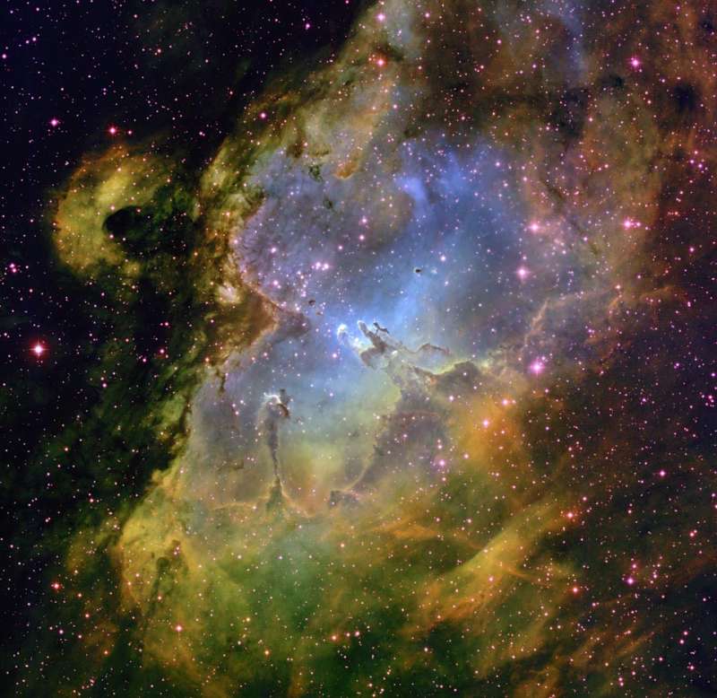 Inside the Eagle Nebula