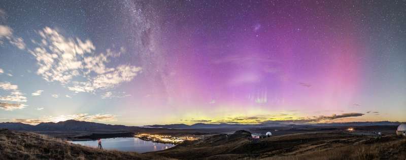 Aurora over New Zealand