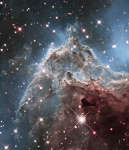 На краю NGC 2174