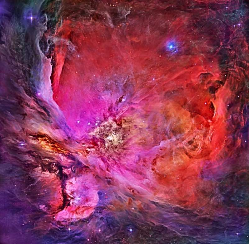 M42: vnutri Tumannosti Oriona