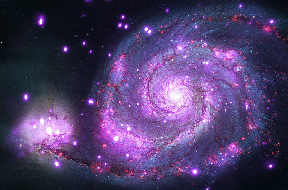 M51: рентгеновские лучи из Водоворота
