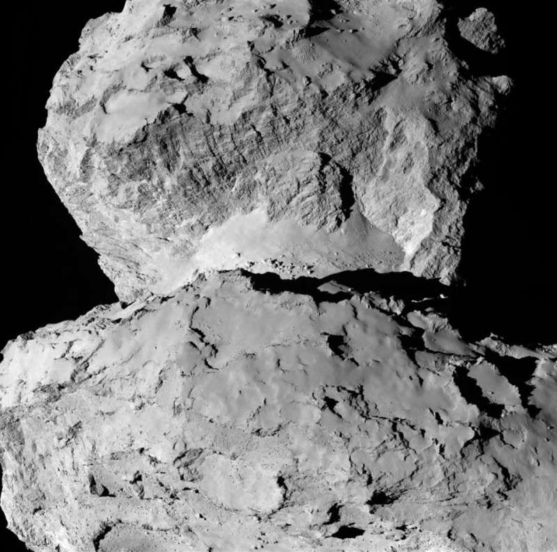 Contrasting Terrains on Comet Churyumov Gerasimenko