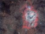 Туманность Лагуна: звезды, пыль и газ