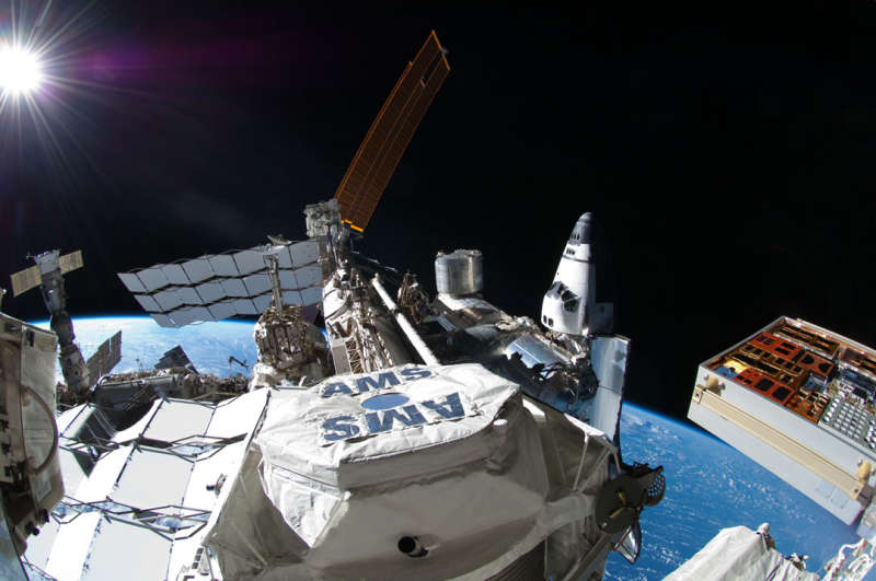 Space Station Detector Finds Unexplained Positron Excess