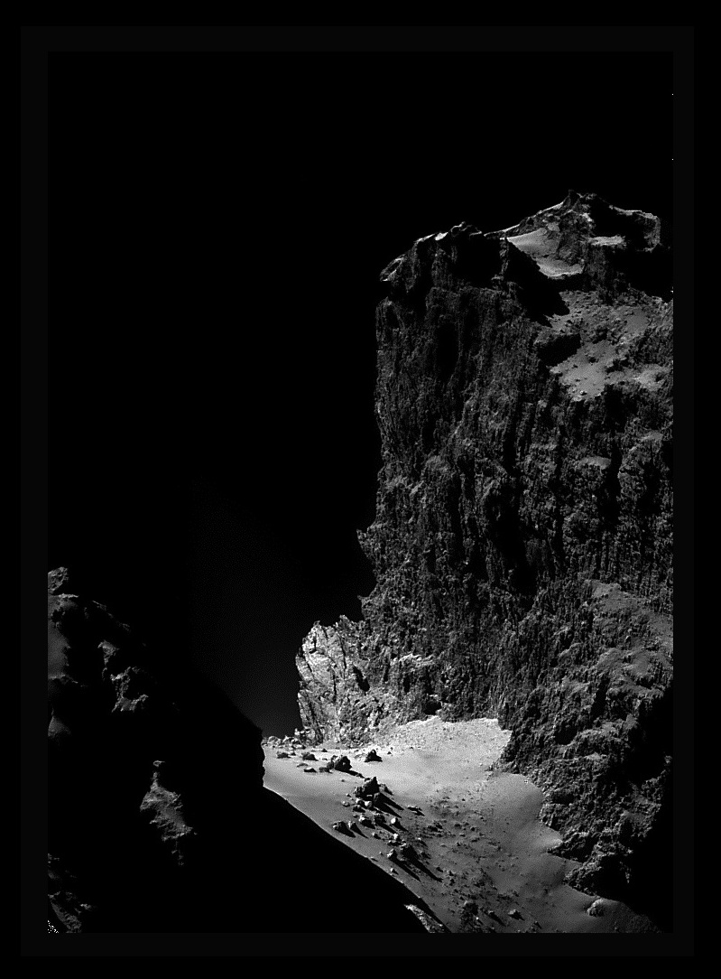 Utesy na komete Churyumova-Gerasimenko